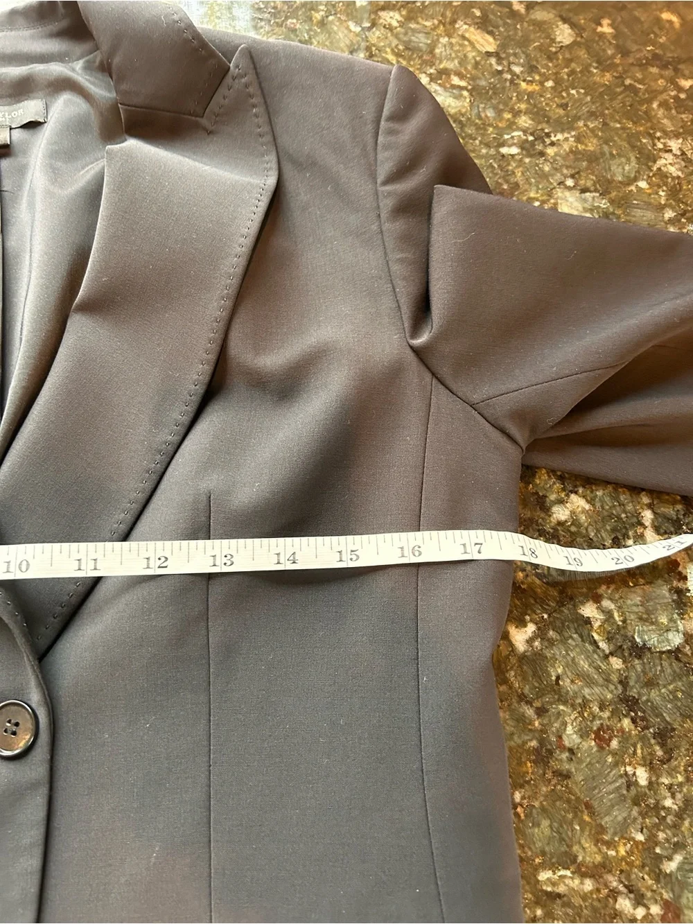 Ann Taylor Virgin Wool Blend Double Breasted Blazer Suit Jacket. Office. Classic - Picture 5 of 7